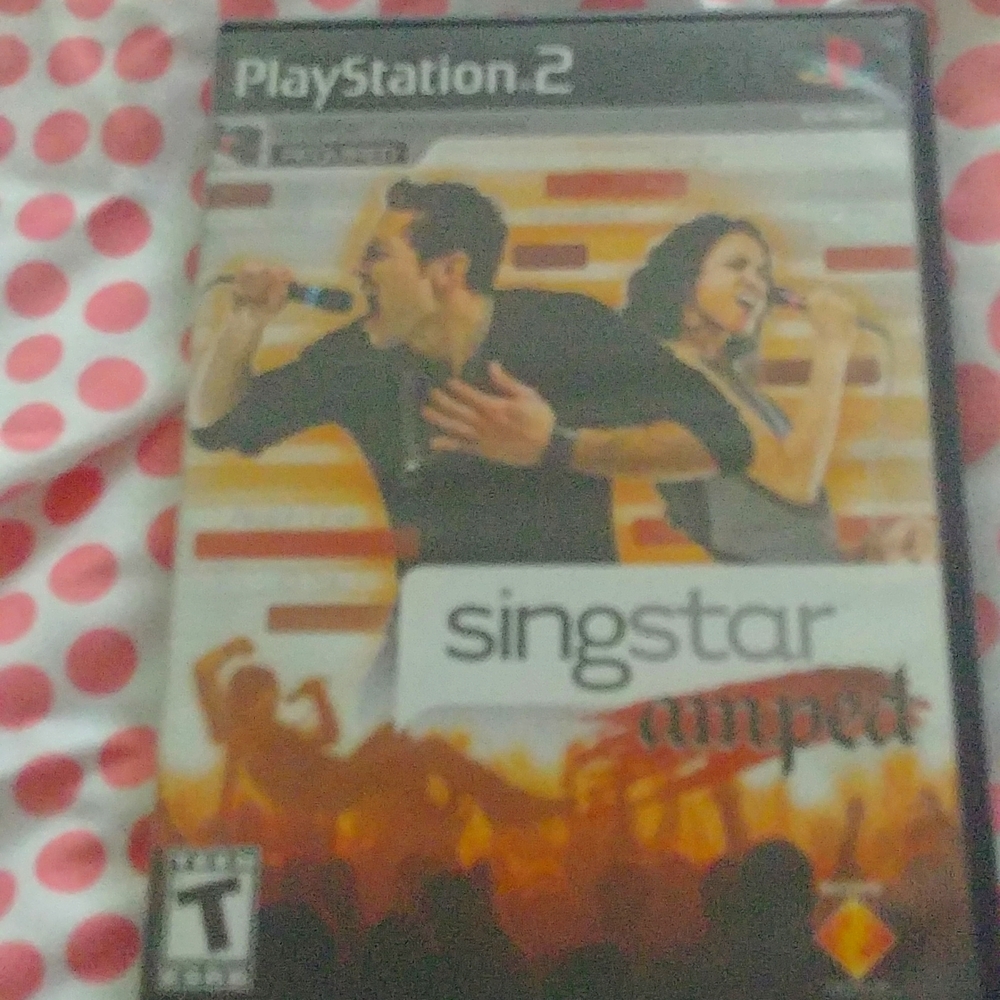 Singstar amped for PlayStation 2.